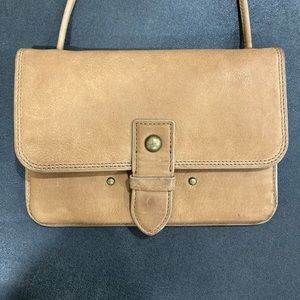 Lucky Brand brown leather crossbody